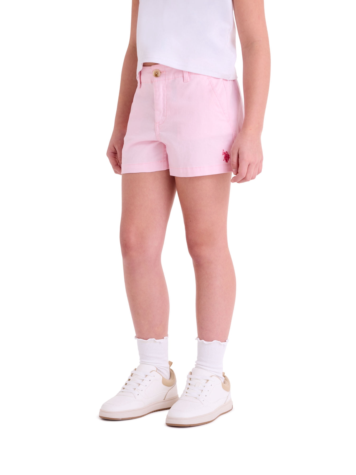 U.S. Polo Assn. Girls Trouser Shorts, Sizes 4-18