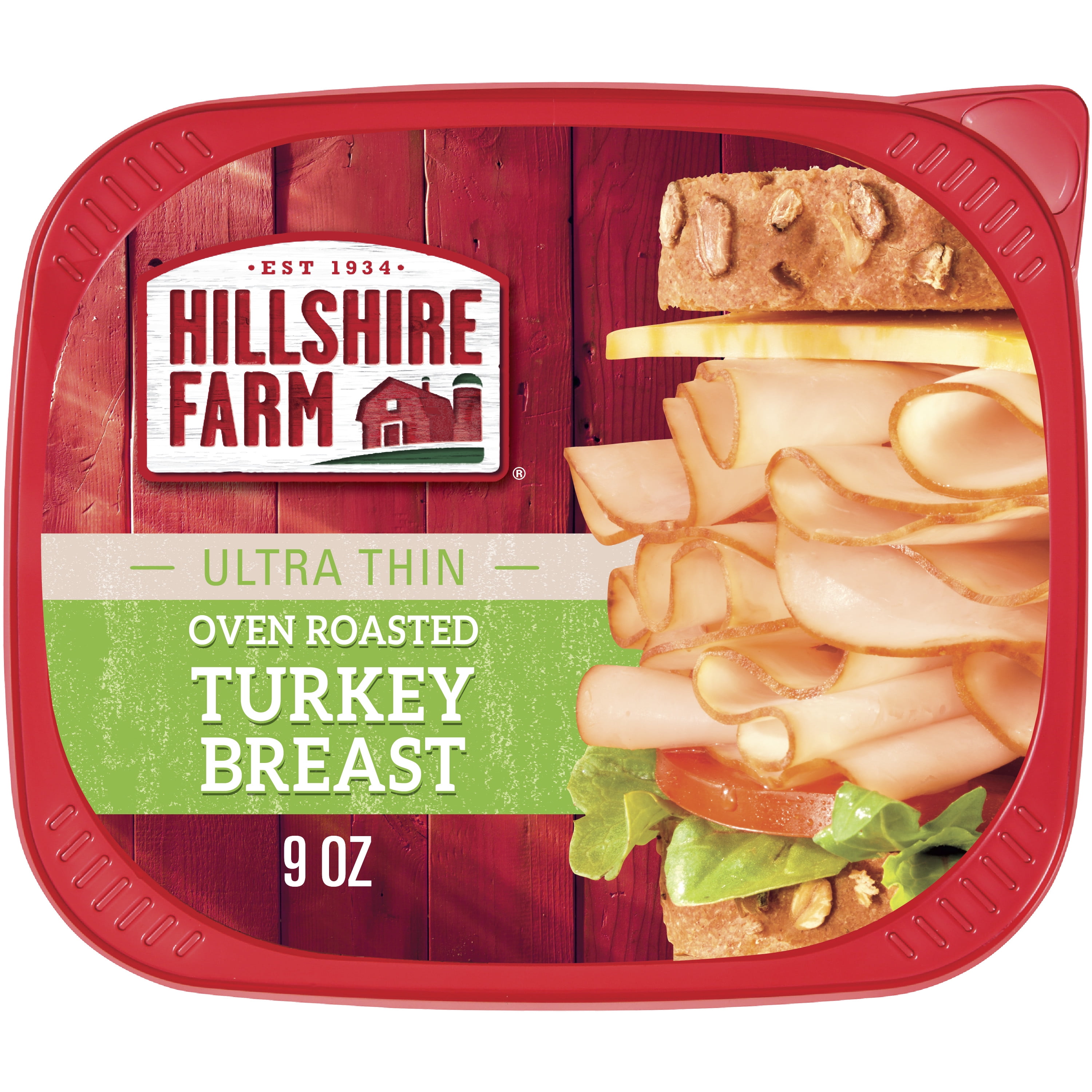 Hillshire Farm Sliced Oven Roasted Turkey Breast Deli Lunch Meat, 9 oz