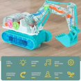 thumbnail image 3 of 2026 Music & Light Excavator Toy for Fun Play, Excavator Truck Kids Toys, 3 of 4