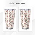 thumbnail image 3 of Cauagu Merry Christmas Santa Pattern 20oz Tumbler,Stainless Steel Vacuum Insulated Tumbler with Lid Insulated Coffee Mug Thermal Cup with Splash Proof Sliding Lid-Without Straw, 3 of 8