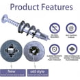 thumbnail image 3 of 20 Pieces Self-drilling Metal Anchors With Screws. For Fastening In Concrete, Brick Masonry, Plasterboard Etc., 3 of 5
