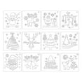 thumbnail image 3 of 2x12x Plantilla De Plantillas Navideñas, Artesanía De Para Pintar Navidad Navideña, 3 of 8