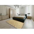 thumbnail image 5 of Ahgly Company Machine Washable Indoor Rectangle Contemporary Bronze Brown Area Rugs, 2' x 4', 5 of 7