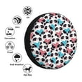 thumbnail image 4 of Wukai Heart Panda Print Spare Tire Cover for RV Trailer,Waterproof PVC Faux Leather Wheel Cover Fit for Truck,Trailer,RV,SUV,Camper and Most Vehicle-17 inch, 4 of 6