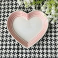 thumbnail image 6 of Heart-shaped Ceramic Dishes,12cm Gradient Underglaze Color Simple Tableware,Dip Dish Desserts Snacks Plate Utensils for Kitchen, 6 of 10