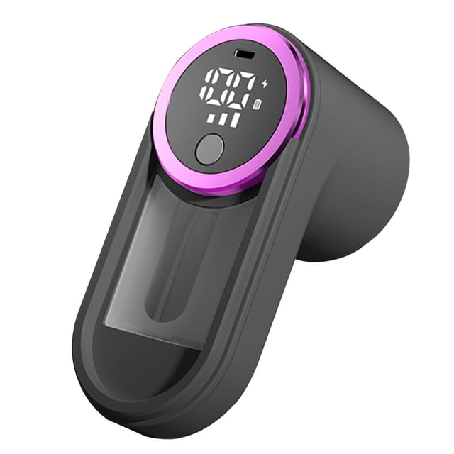 USB Fabric Shaver with 6 Stainless Blades - Lint Remover for Clothes, Bedding & Socks, Overcharge Protection & Portable Fuzz Eliminator
