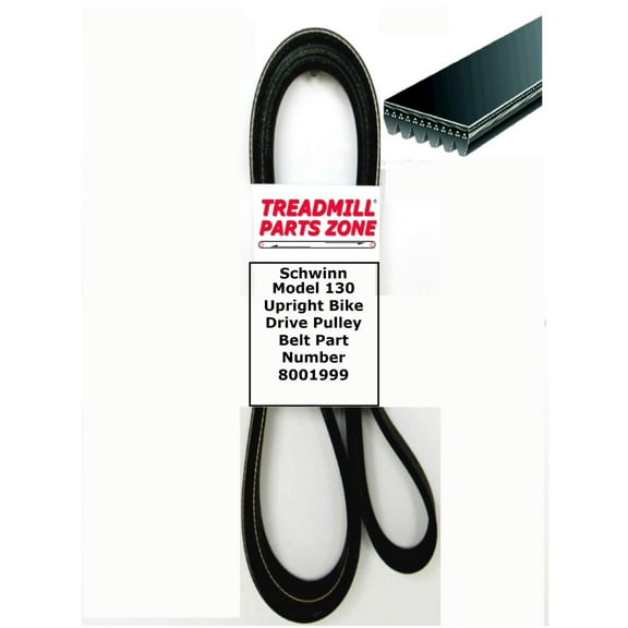 Treadmillpartszone Replacement Schwinn Model 130 Upright Bike Drive Pulley Belt Part Number 8001999