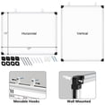 thumbnail image 6 of AGCAN Small Whiteboard 17" x 13" Mangetic Dry Erase Board for Kids Mini Marker Board for Child, 6 of 10