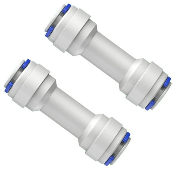 2Pcs 3/8inch Push to Connect Check Valves Straight Quick Connect Check Valves for Water Reverse Osmosis System Enduring