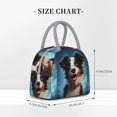 thumbnail image 2 of Disketp Playful Smile Cute Dog Bolsa Térmica para Almuerzo, Lonchera con Abertura Amplia y Gran Capacidad, Organizador Reutilizable para Mujeres, Hombres y Adultos, 2 of 6