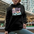 thumbnail image 2 of Distressed Coffee, Nurse, Repeat, Retro Nursing Merch Gift, Black Hooded Sweatshirt or Hoodie, XL, 2 of 5