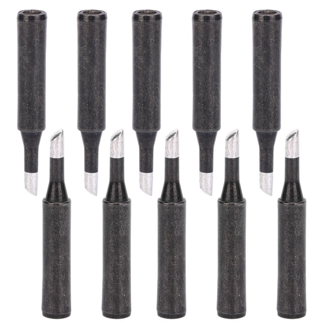 SOLDADOR DE HIERRO 10PCS SOLDADURA PUNTAS DE HIERRO SOLDADURA NEGROS TUPO DE CALOR INTERNO HERRAMIENTA DE HARDWARE 900MT4C
