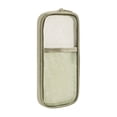 thumbnail image 2 of Portable Pen Case Transparent Mesh Storage Bag,Grid Mesh Pen Pencil Bag with Zipper Clear Makeup Color,Pen Pouch Office Organizer Box For Adluts,Teen 8.66*4.33IN Mint Green, 2 of 6