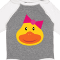 thumbnail image 4 of Inktastic Duck Girls Girls Long Sleeve Baby Bodysuit, 4 of 5