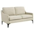 thumbnail image 2 of Modway Corland Upholstered Fabric Loveseat in Beige, 2 of 9