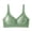 Green, variant on Antinious Ladies Solid Wireless Adjustable Strap Breathable Lace Fixed Padding Hook Bra