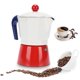 thumbnail image 5 of Fabricante De Café Italiano, aleación De Aluminio Portátil Estufa Olla, 150ml 3 Tazas, Camping, 5 of 7