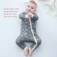 thumbnail image 3 of Emy Dola Unisex Baby Snug Fit Pajamas Long Sleeve Baby Sleeper Romper 2-Way Zipper Toddler Boys Girls' Christmas One-piece PJs, 3 of 6