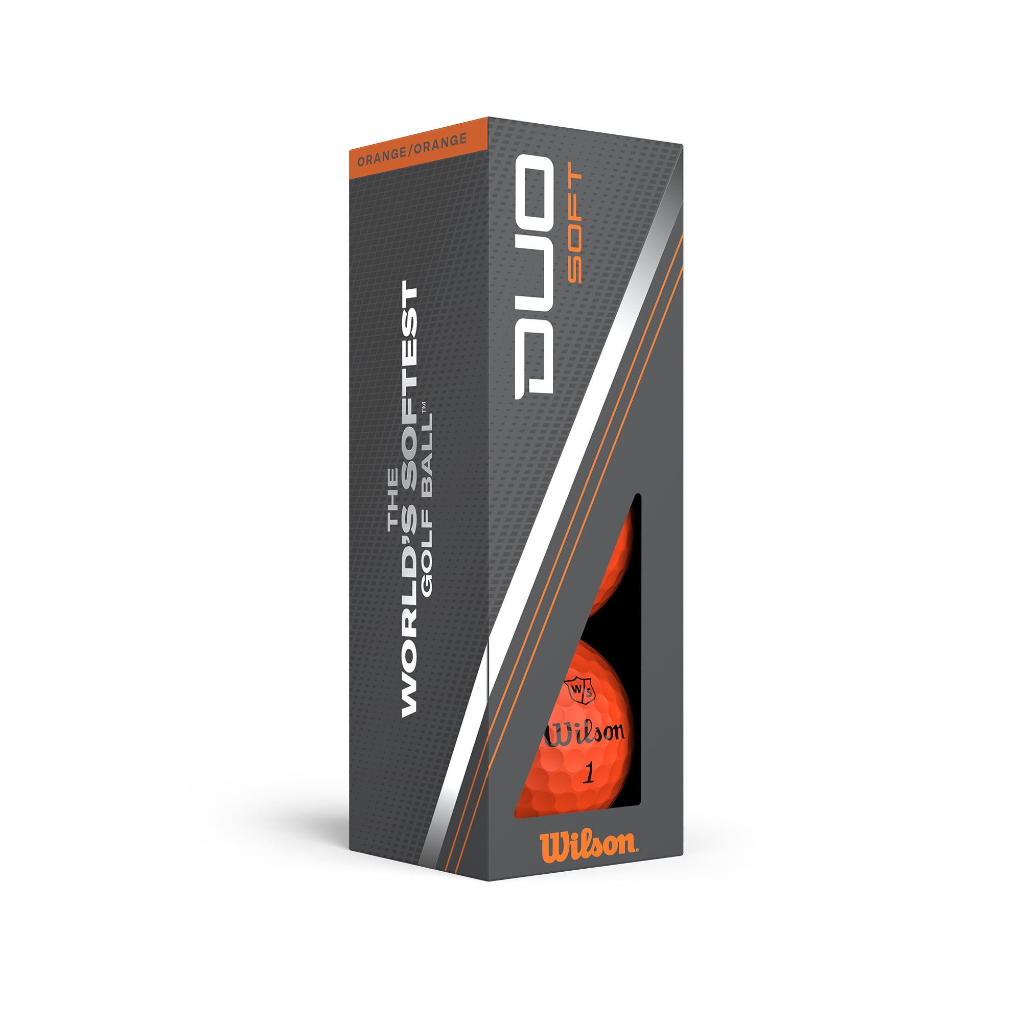 Wilson Staff Duo Soft Golf Balls, Orange, 1.4 lb, 12 Pieces