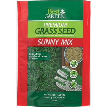 Best Garden 3 Lb. 900 Sq. Ft. Coverage Full Sun Grass Seed (The Best Grass Seed For Overseeding)