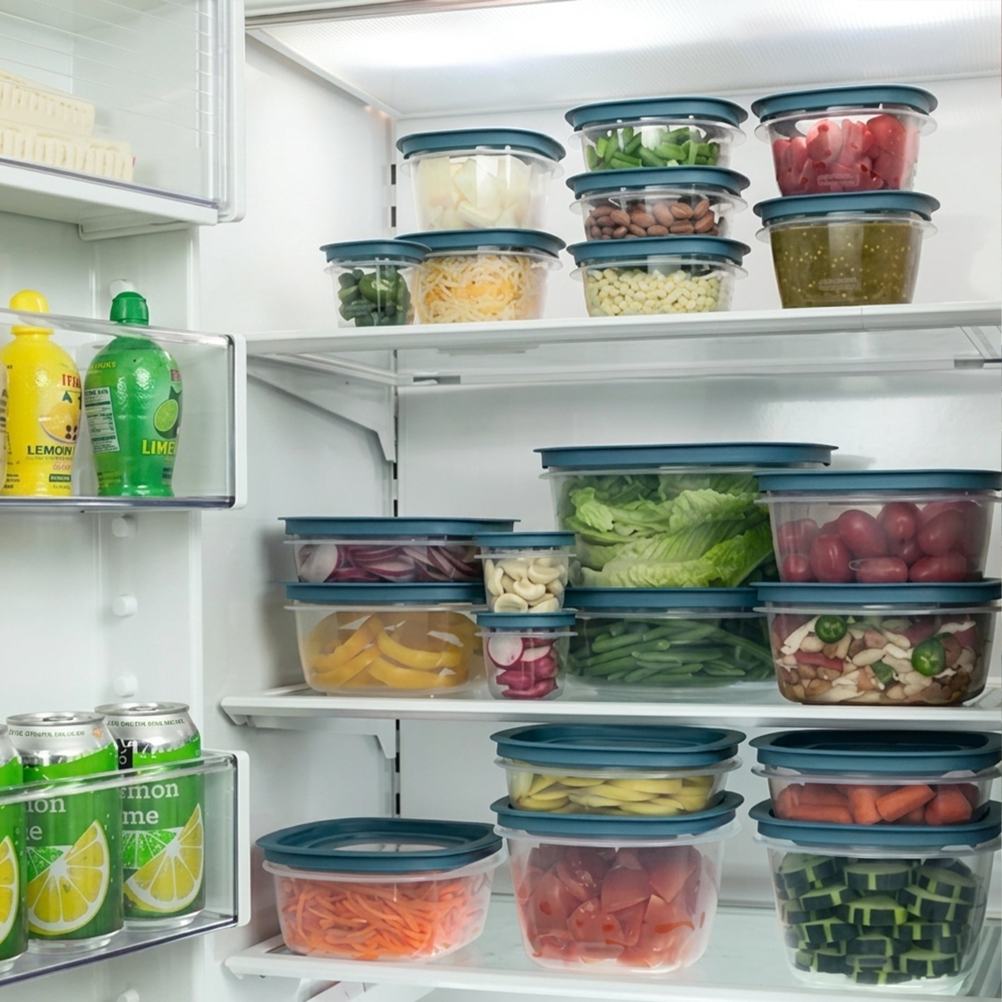 Rubbermaid Flex & Seal Clear Food Storage Container with Airtight Lids, 36 Piece Set