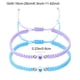 thumbnail image 3 of Eoozwa 2 Packs Glow in the Dark Couple Bracelets Matching His and Hers Adjustable Cords with Heart Charms, Romantic Valentines Day Gift for Couples Anniversary Love Jewelry, 3 of 6