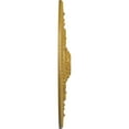 thumbnail image 4 of 37 1/2"OD x 3 3/8"P Naple Ceiling Medallion (Fits Canopies up to 3 3/8"), Hand-Painted Iridescent Gold, 4 of 5
