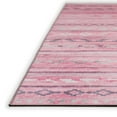 thumbnail image 3 of Addison Rugs Indoor/ Outdoor Addison Yuma Southwest Striped Washable Area Rug 8' x 8' - Pink, 3 of 5