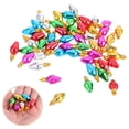 thumbnail image 3 of GOOHOCHY 50 mini bombillas navideñas colgantes para árbol de Navidad, para hacer joyas, guirnaldas navideñas y decorar., 3 of 7