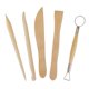 thumbnail image 4 of Herramientas de escultura de arcilla Afortunado 42 piezas de madera para cerámica bricolaje, 4 of 5