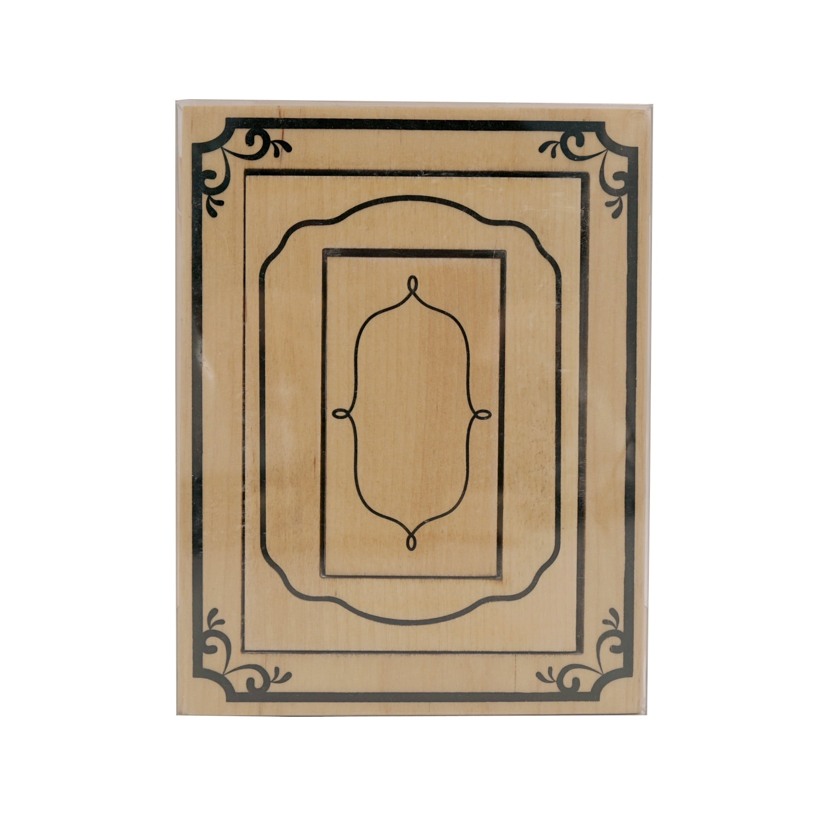 Recollections Holiday Wood Stamps Jar - 1x1 Inch, Bulk 6 Jars (108 Stamps Total), For Crafts & Stationery