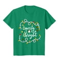thumbnail image 6 of larppty Christmas Shirt Merry and Bright Christmas T-Shirts Women Xmas Lights Graphic Shirts Christmas Holiday Top (Green, 3XL), 6 of 8
