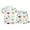 White, variant on XDZJLR Boys Outfits Kids Dinosaur Printed Short Sleeve T Shirt Top And Shorts Pants Pajama Sets 9-10 Years