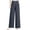 DC03_Gray, variant on Pants for Women Soft Flowy High-Waist Pull-On Wide-Leg Pants Casual Comfy Stretch Pants with Pockets Black M
