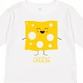 thumbnail image 4 of Inktastic Cute Kawaii Cheese Boys or Girls Long Sleeve Toddler T-Shirt, 4 of 5