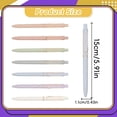 thumbnail image 4 of Clearance Under $2 |0.5mm Retractable Black Ink Gel Pens Soft Aesthetic Pastel Barrel Smooth Quick-Dry Non-Bleed Writing Pens For Daily Note-Taking Office Drafting(Blue), 4 of 5