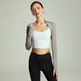 thumbnail image 1 of Chaleco deportivo tipo chal para danza y ballet, cárdigan de mujer para fitness, abrigo corto elegante y pequeño para mujer, 1 of 6