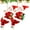 2pcs, variant on Musical Climbing Santa – Electric Santa on Rope, Battery Operated, Climbs Up and Down, Fun Christmas Holiday Decoration Gift
