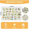 thumbnail image 2 of Letter Place Mats Set of 6 Table Mats for Baby & Kids & Toddler Learn Letter Recognition Animals Table Mat Holiday Home Kitchen Table Mat Decoration 12x18 Inch, 2 of 6