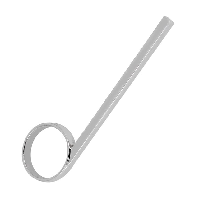 Trumpet Finger Ring, Trumpte Valve Slide Metal Finger Ring Professional Trumpet Finger Ring Replacement Silver for Trumpet Players