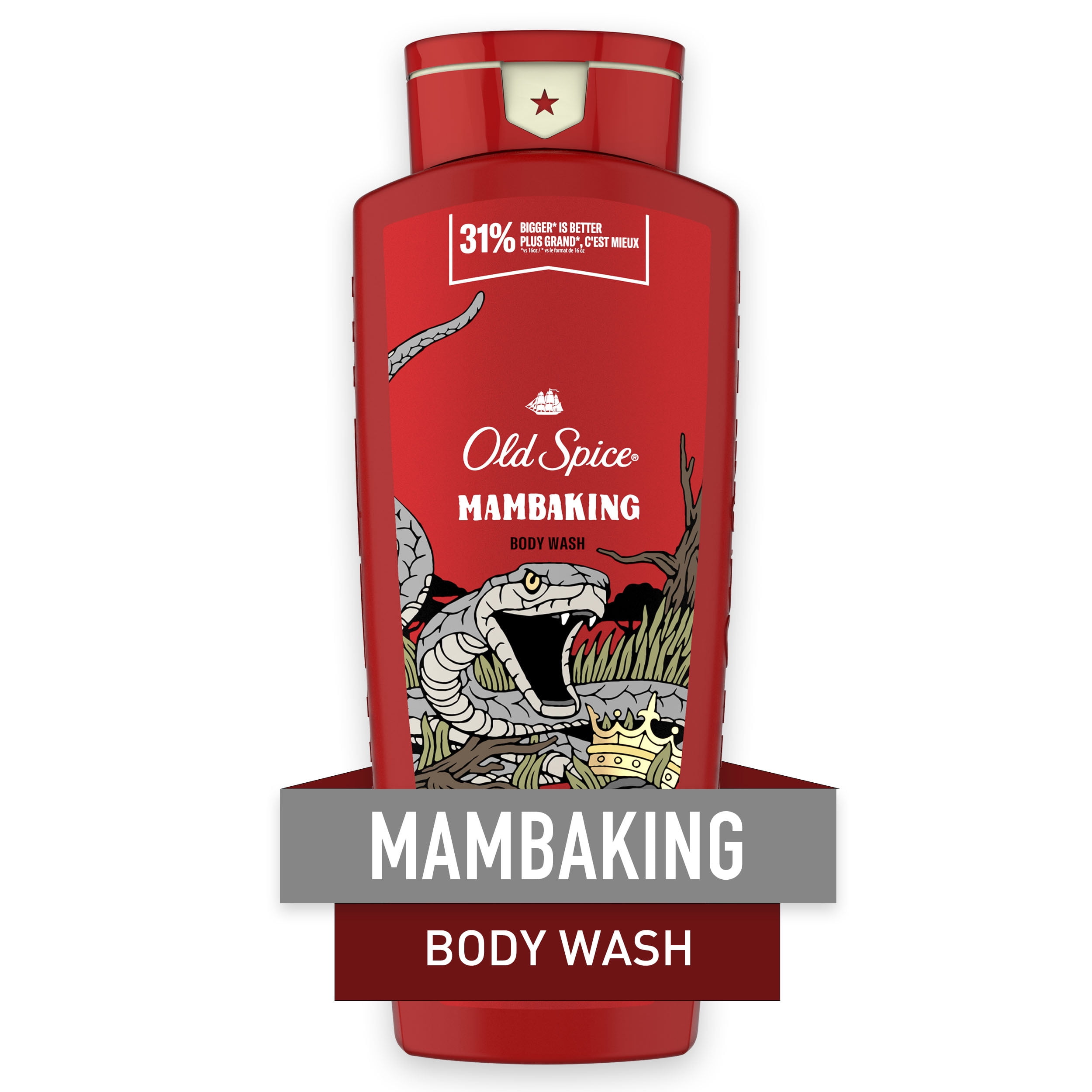 Old Spice Body Wash for Men, MambaKing, 21 oz