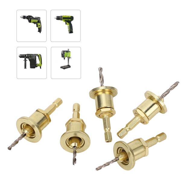 Juego De Brocas Avellanadoras, Vástago Hexagonal, Juego De Brocas Avellanadoras De 10 Mm De Diámetro, Previene El Desgaste, Carburo Cónico De 2,8-4 Mm Para Metal