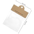 thumbnail image 2 of HOOWIFFY Clear Bags For Packaging With Compact Carry Assorted Color 1 Set Kraft Paper, 2 of 7
