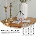 thumbnail image 3 of 100Pcs Organza Gift Storage Bags Cosmetic Bags Drawstring Party Favor Bags, 3 of 8