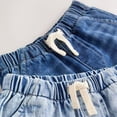 thumbnail image 5 of BULLPIANO Girls' Slim Fit Denim Shorts with Zipper & Button Closure, Multi-Pocket Jean Shorts Design for Summer, 5 of 5