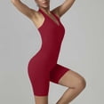 thumbnail image 4 of Fancifize One Piece Jumpsuit for Women Workout Capri Catsuit Yoga Halter Backless Sleeveless Rompers, 4 of 6