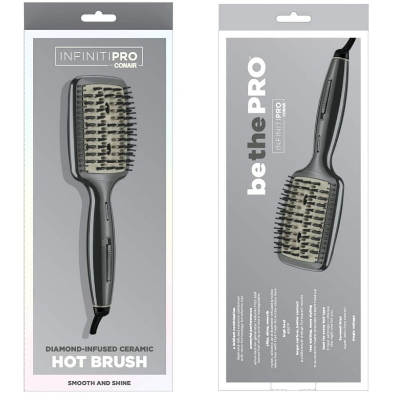 Diamond infused ceramic smoothing hot brush hotsell