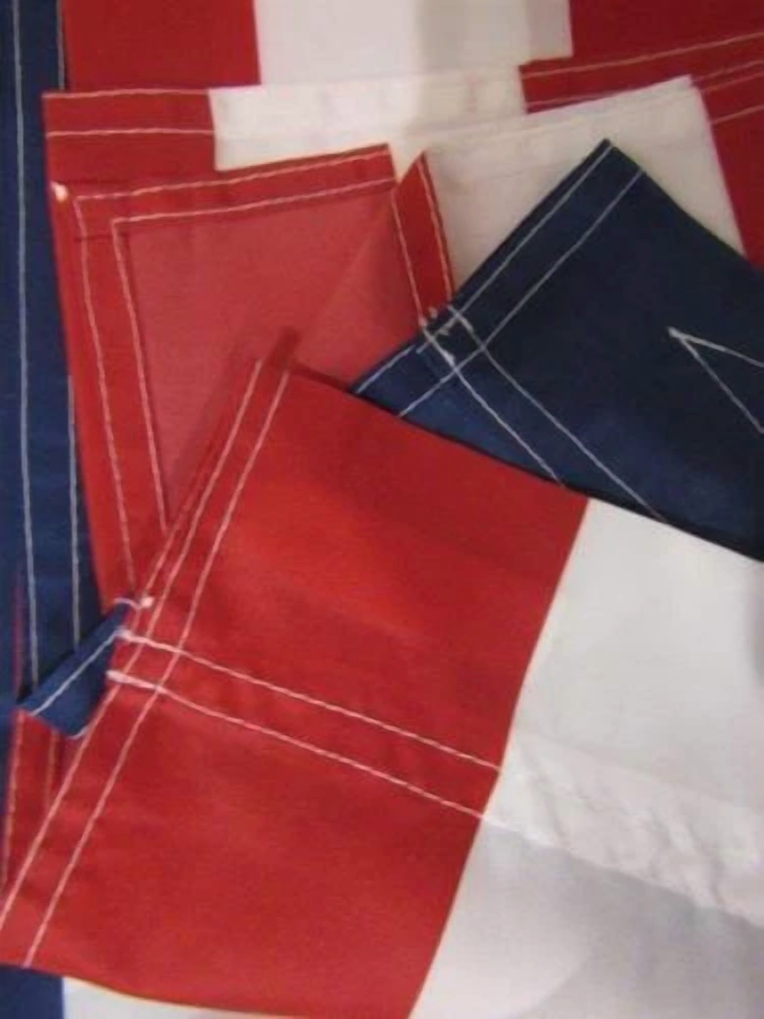 CIRCLE- 3X5 Foot Us Usa American Flag Sleeve & Hem House Pole Banner Pocket