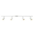 thumbnail image 2 of Globe Electric Industrial Style 4-Light 56" Matte White Track Lighting Kit, 2 of 9