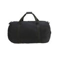thumbnail image 6 of WHITEDUCK Heavy Duty Canvas Duffel Bag for Men and Women - Foldable Military Army Style Duffel Bag, with Full Length Zipper- Outdoors, Travel, Gym & Storage (Large 30" x 18", Black), 6 of 7